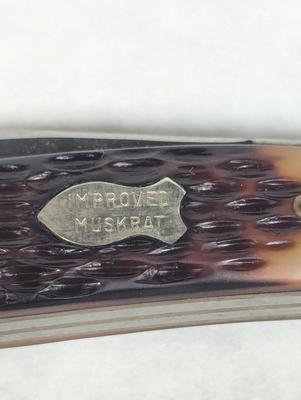 Schrade N.Y. USA 787 Muskrat Pocket Knife With Box