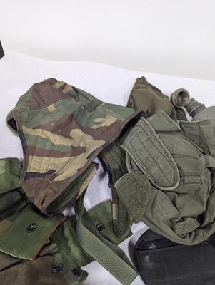 Cammo Caps Ammo Pouches Canteen