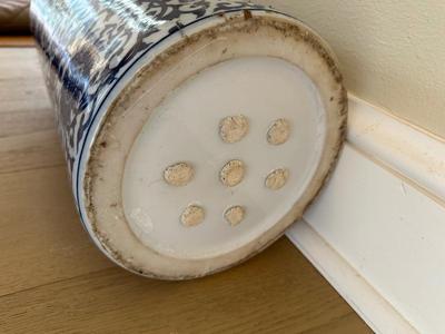 Chinese Blue & White Porcelain Umbrella Stand