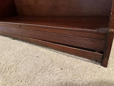 Bookcase Made from Church Pew (see description)