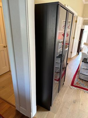 Glass Door Sectional Bookshelf