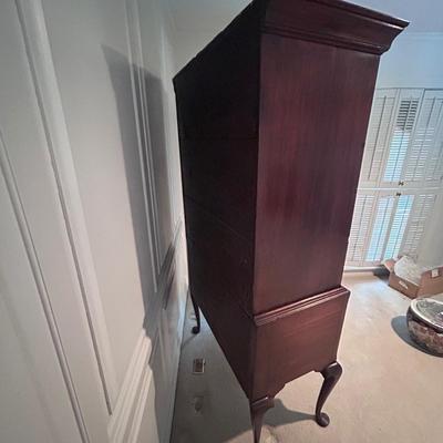 1800s Antique Queen Ann High Boy Dresser with Provenance (2D-BB)