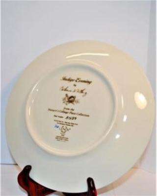 "Indigo Evening" by Artist Catherine McClung - Includes: Plate #A1439, 8" Diameter & Dated 1994
