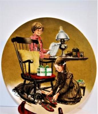 "Father's Day" by Artist Don Spaulding - Includes : Plate #260 & 8½" Diameter & Date Closing 1982