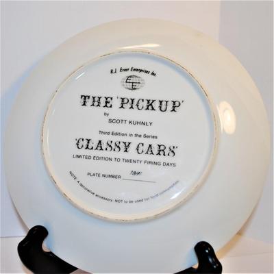 "The Pickup" by Artist Scott Kuhnly - Includes: Plate #1841, 8½" Diameter & Company: R.J Ernst Enterprises Inc.