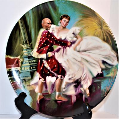 "Shall We Dance" by Artist William Chambers - The King & I Series - Includes: Plate #: 10159A, 8½" Diameter &...
