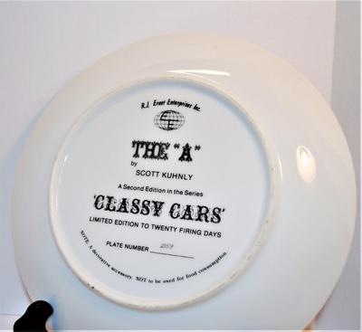"The "A" by Artist Scott Kuhnly - Includes: Plate #2159, 8½" Diameter & Company: R.J Ernst Enterprises Inc. -...