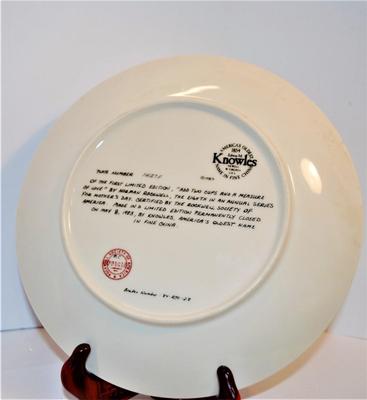 "Add Two Cups and a Measure of Love" by Artist Norman Rockwell - Includes: Plate #1427F, 8½" Diameter & Date Closing 1983
