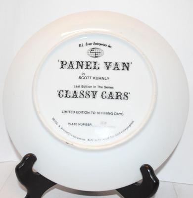 "The Panel Van" by Artist Scott Kuhnly - Includes: Plate #763, 8½" Diameter & Company: R.J Ernst Enterprises Inc. -...