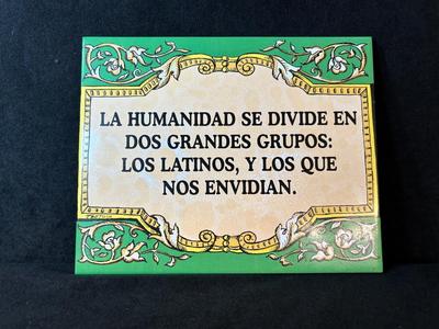 Lot 149. Latino Plaque