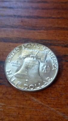 LOT 134 1956 SILVER HALF DOLLAR