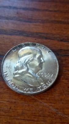 LOT 134 1956 SILVER HALF DOLLAR