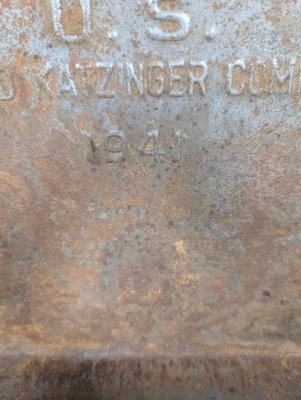 Antique U.S Edward Katzinger Company Pan