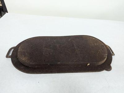 Vintage Cast Iron Griddle Tray