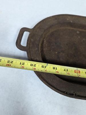 Vintage Cast Iron Griddle Tray