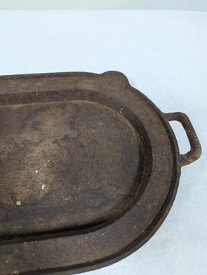 Vintage Cast Iron Griddle Tray