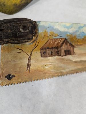 Vintage Hand Painted Tools Signed