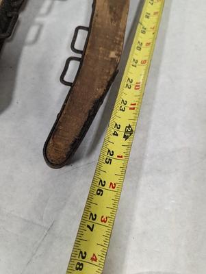 Primitive Wooden Iron Horse Hames Collar