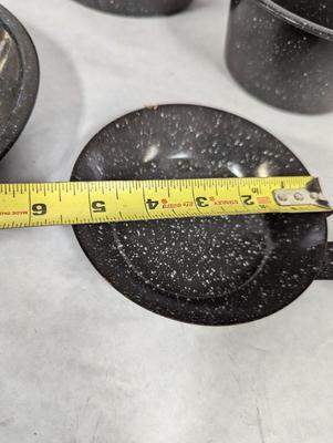 Black Enamelware Pots & Pans