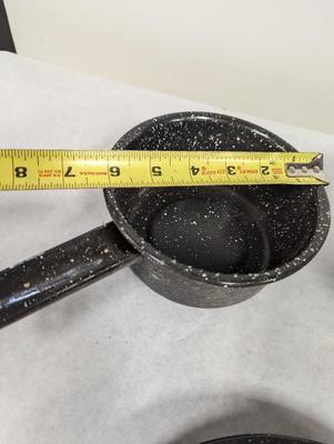 Black Enamelware Pots & Pans