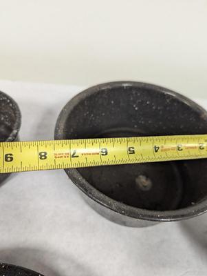 Black Enamelware Pots & Pans