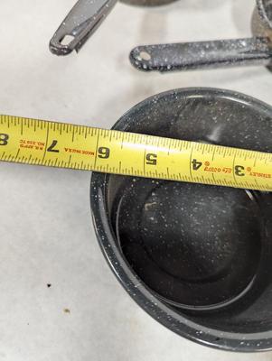 Black Enamelware Pots & Pans