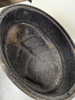 Black Enamelware Roasters