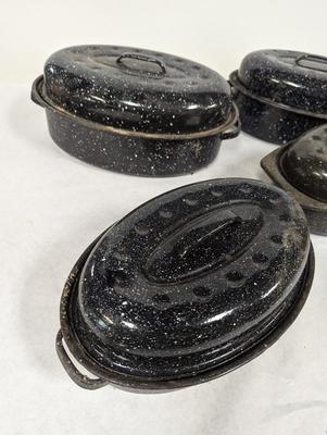 Black Enamelware Roasters
