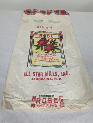 Rose Flour All Star Mills Sack Albermarle, N. C.