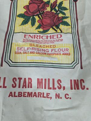 Rose Flour All Star Mills Sack Albermarle, N. C.