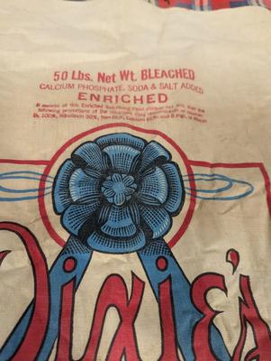 Dixie's Best Flour Sack Albermarle N.C.