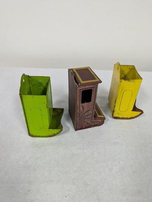 Vintage Metal Wall Match Holders