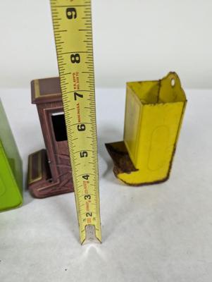 Vintage Metal Wall Match Holders