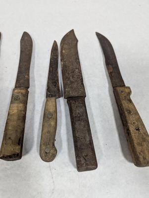 Assortment Of Vintage Kitchen Knives Lot 1
