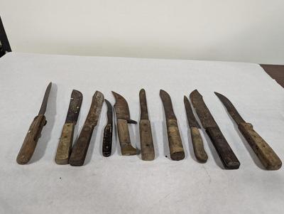 Assortment Of Vintage Kitchen Knives Lot 1