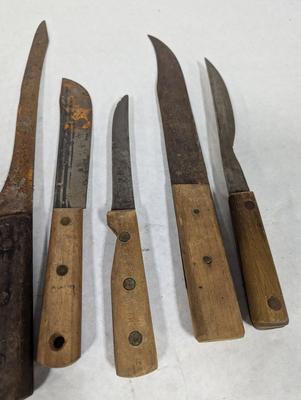 Assortment Of Vintage Kitchen Knives Lot 2