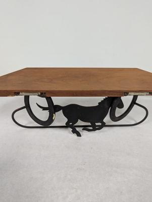 Western Horse/Horseshoe Shelf & Towel Rack