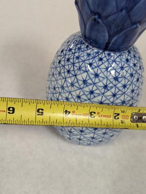Blue & White Pineapple Vase