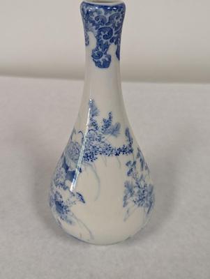 Blue & White Floral Vase