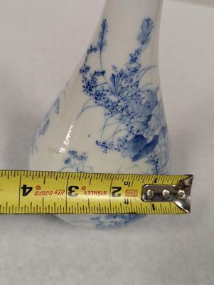 Blue & White Floral Vase