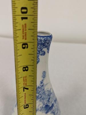 Blue & White Floral Vase