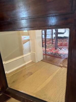 Antique Wood Inlaid Cabinet (see description)