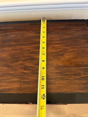 Antique Wood Inlaid Cabinet (see description)