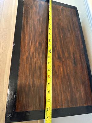 Antique Wood Inlaid Cabinet (see description)