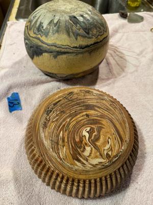 Vintage Native American Sand Pottery