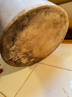 Vintange USA #4 Crock with Wood Lid