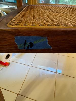 MCM Cane Back and Seat Chair