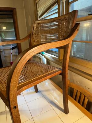 MCM Cane Back and Seat Chair