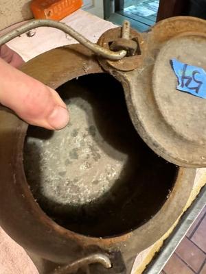 Vintage Cast Iron Teapot