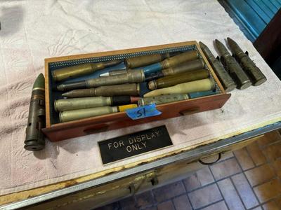 Assorted Caliber Vintage Shells/Casings #51